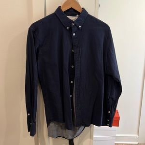 Rag & Bone Navy Mens Large Long Sleeve